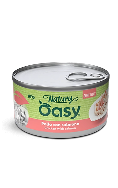 OASY Natury Soft Jelly Pollo con Salmone 85g OASY Natury Soft Jelly Pollo con Salmone 85g
